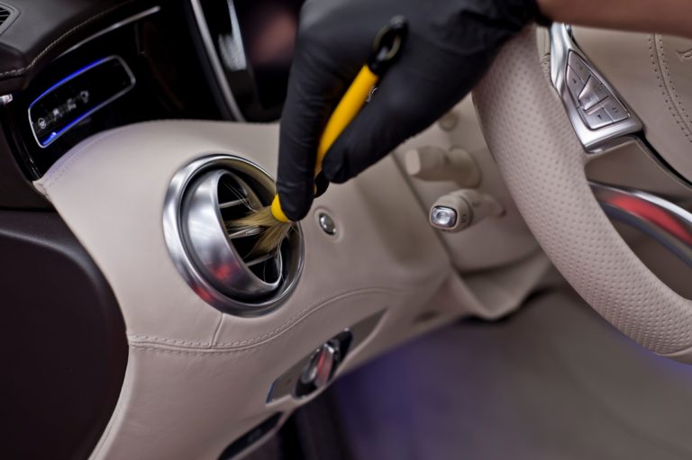 Mercedes S-Coupe  - mycie detailingowe i detailing wnętrza