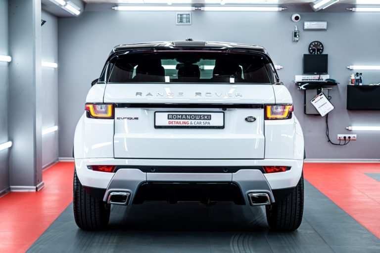 Range Rover Evoque  - mycie detailingowe i detailing wnętrza - Radom, Kielce